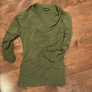 Le Chateau Olive Green Women's Top